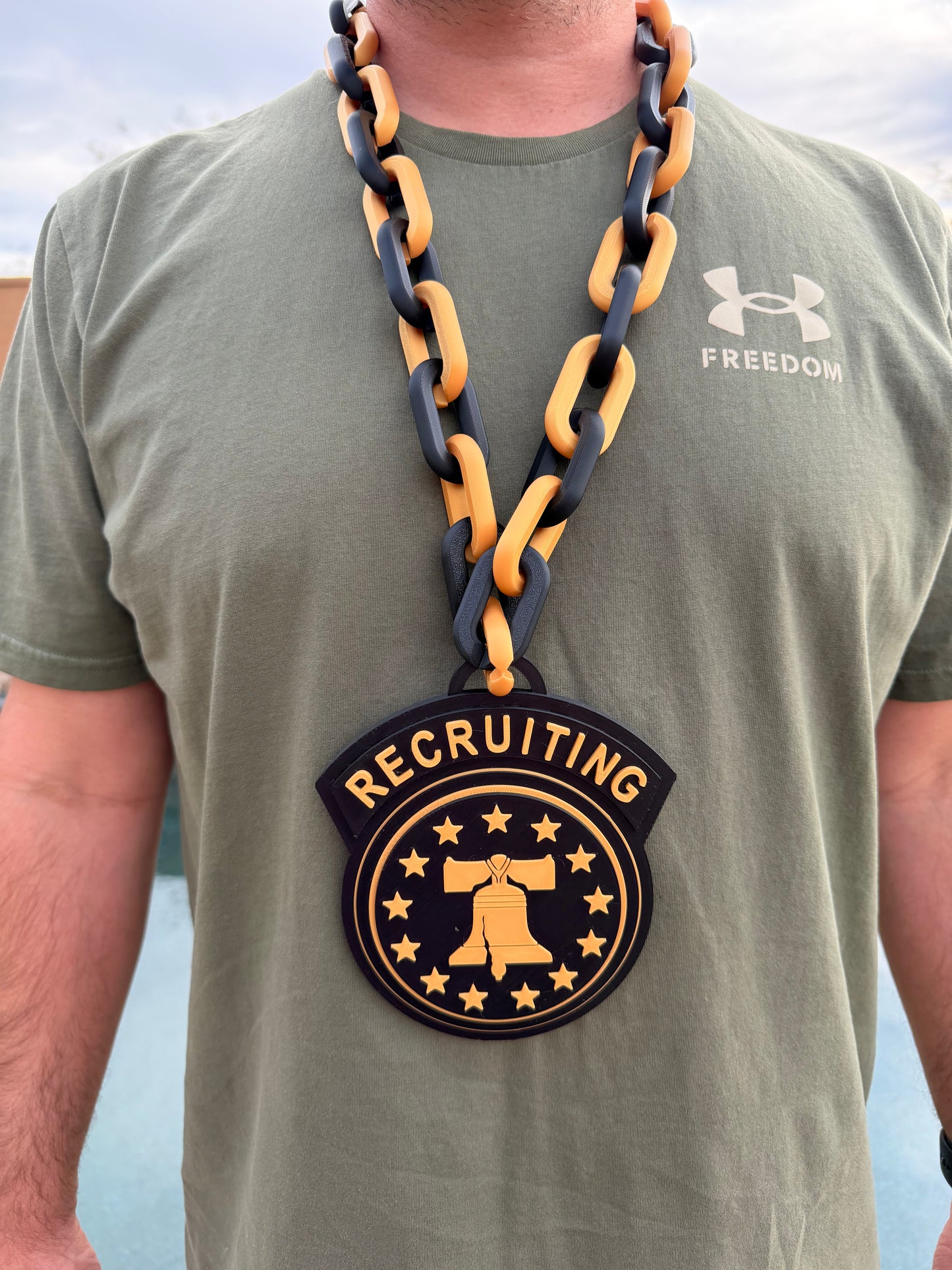 Custom Military Hype Chain