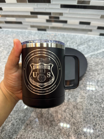 Laser-Engraved 15 oz. Coffee Mug